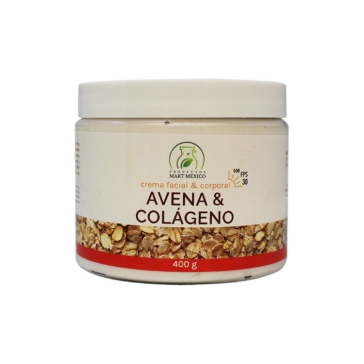 Foto 2 pulgar | Crema De Avena Con Colágeno Con Filtro Solar Suaviza 400 Gr