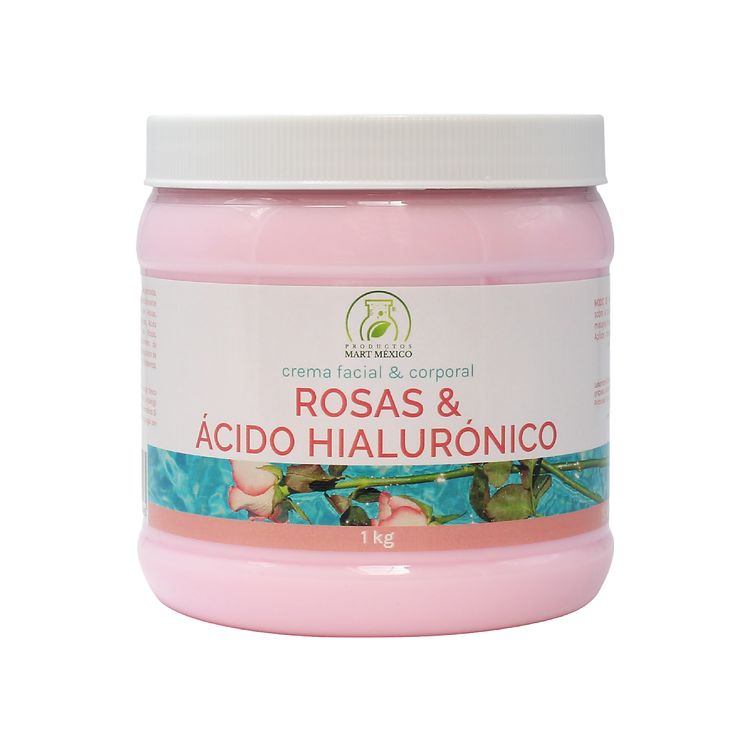 Foto 2 pulgar | Crema De Rosas Con Acido Hialurónico Facial Calma 1 Kilo