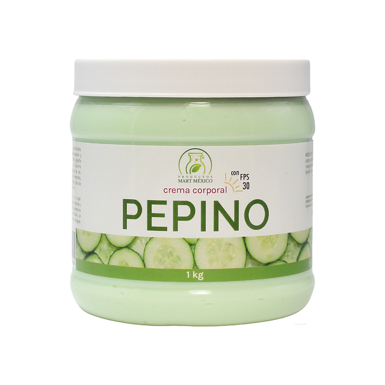 Crema Pepino Con Filtro Solar Facial Refresca Antioxidante 1 Kilo