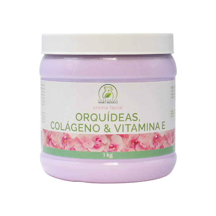 Crema Orquídeas, Colágeno & Vitamina E Firmeza - Suavizante 1 Kilo