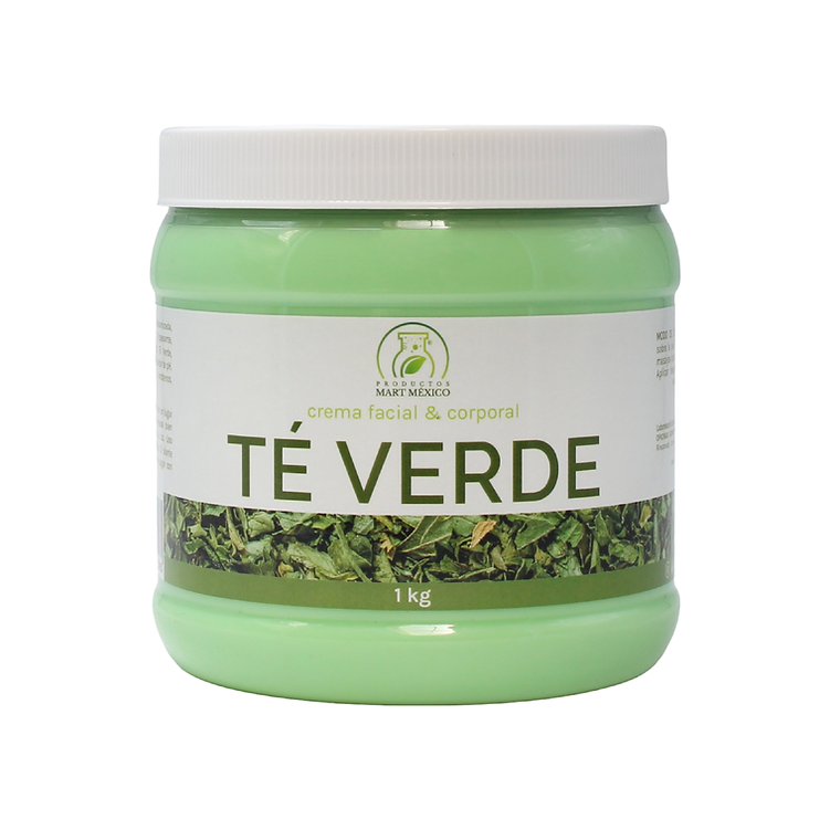 Crema De Té Verde Corporal & Facial Refresca - Desintoxica 1 Kilo