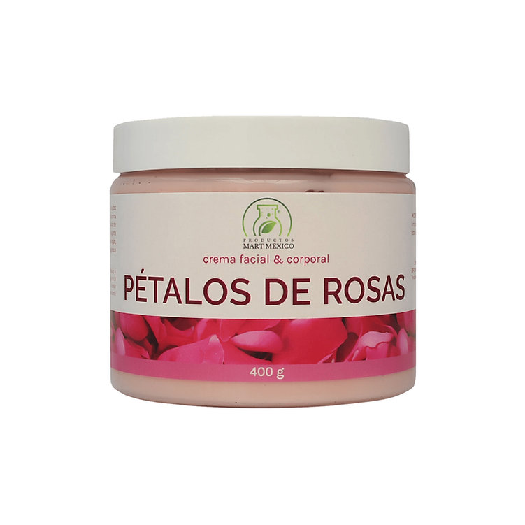 Crema De Pétalos De Rosas Corporal & Facial Refresca 400 Gr