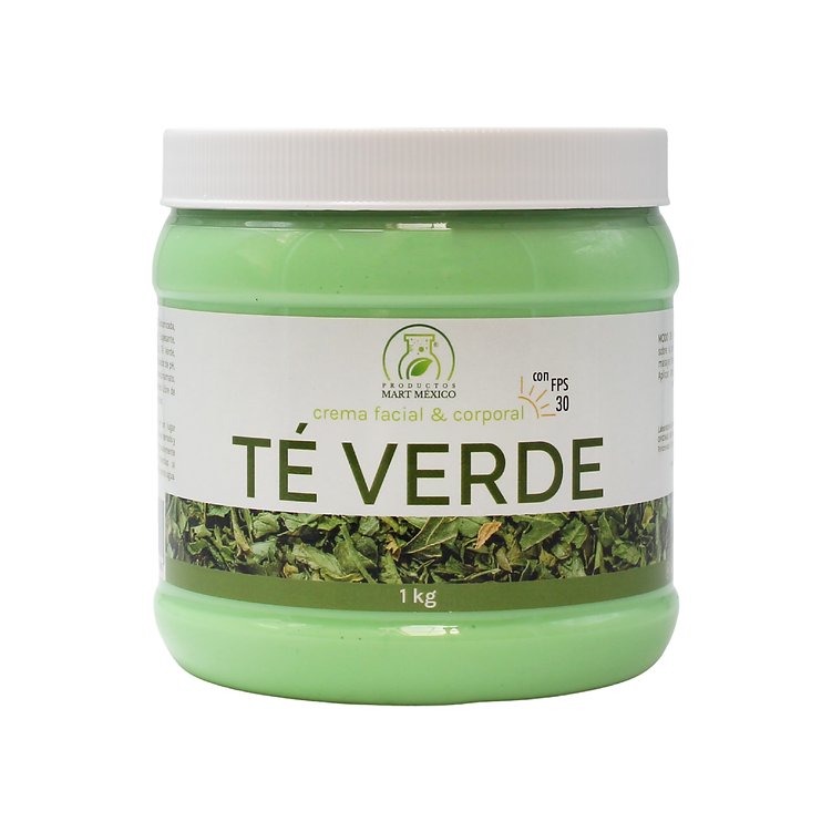 Crema De Té Verde Con Filtro Solar Corporal & Facial Calma 1 Kilo