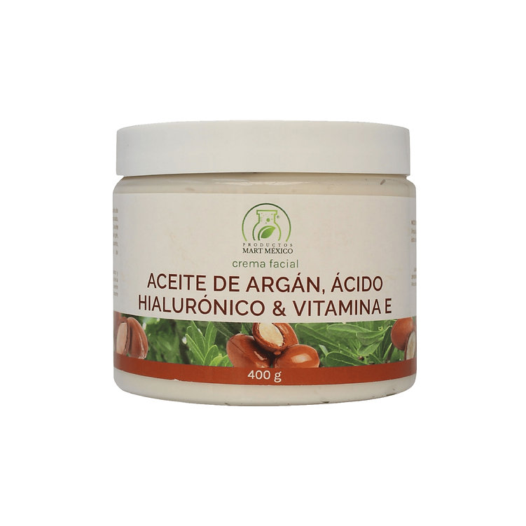 Foto 1 | Crema Antiarrugas de Argán Acido Hialurónico & Vitamina E 400 gr