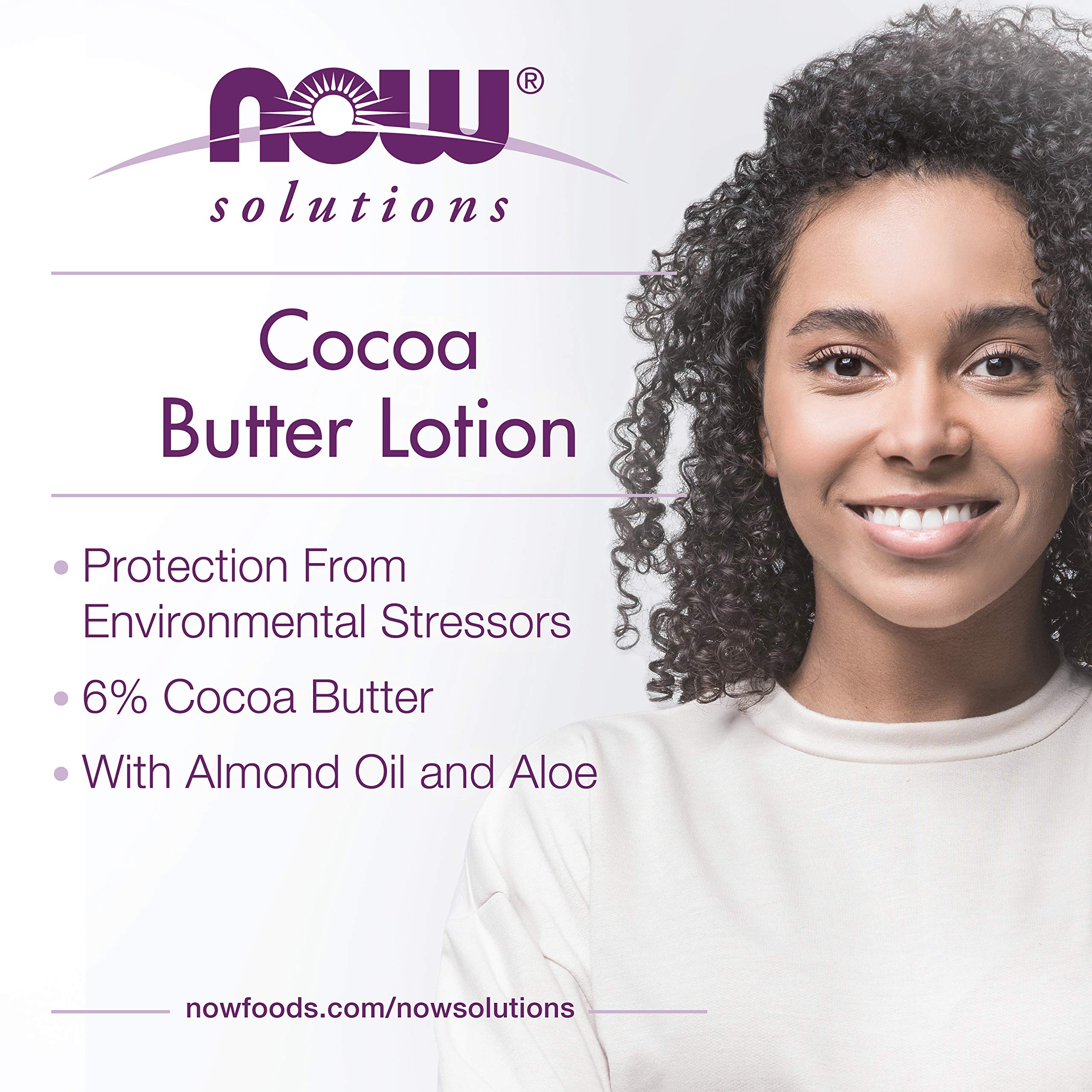 Foto 4 pulgar | Manteca De Cacao Lotion Now Foods Solutions 240 Ml Con Aloe Vera - Venta Internacional.
