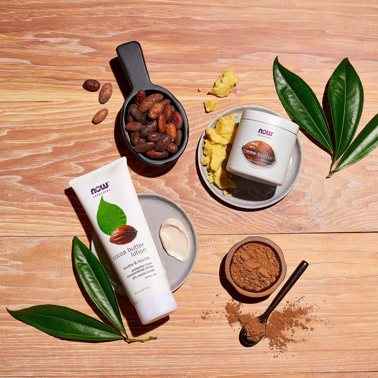 Foto 5 pulgar | Manteca De Cacao Lotion Now Foods Solutions 240 Ml Con Aloe Vera - Venta Internacional.