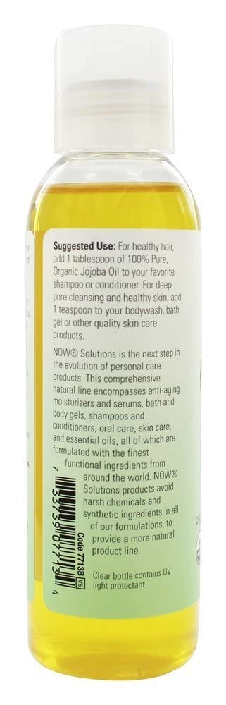 Foto 4 | Aceite De Jojoba Now Foods Solutions Certificado Como Orgánico, 120 Ml - Venta Internacional.