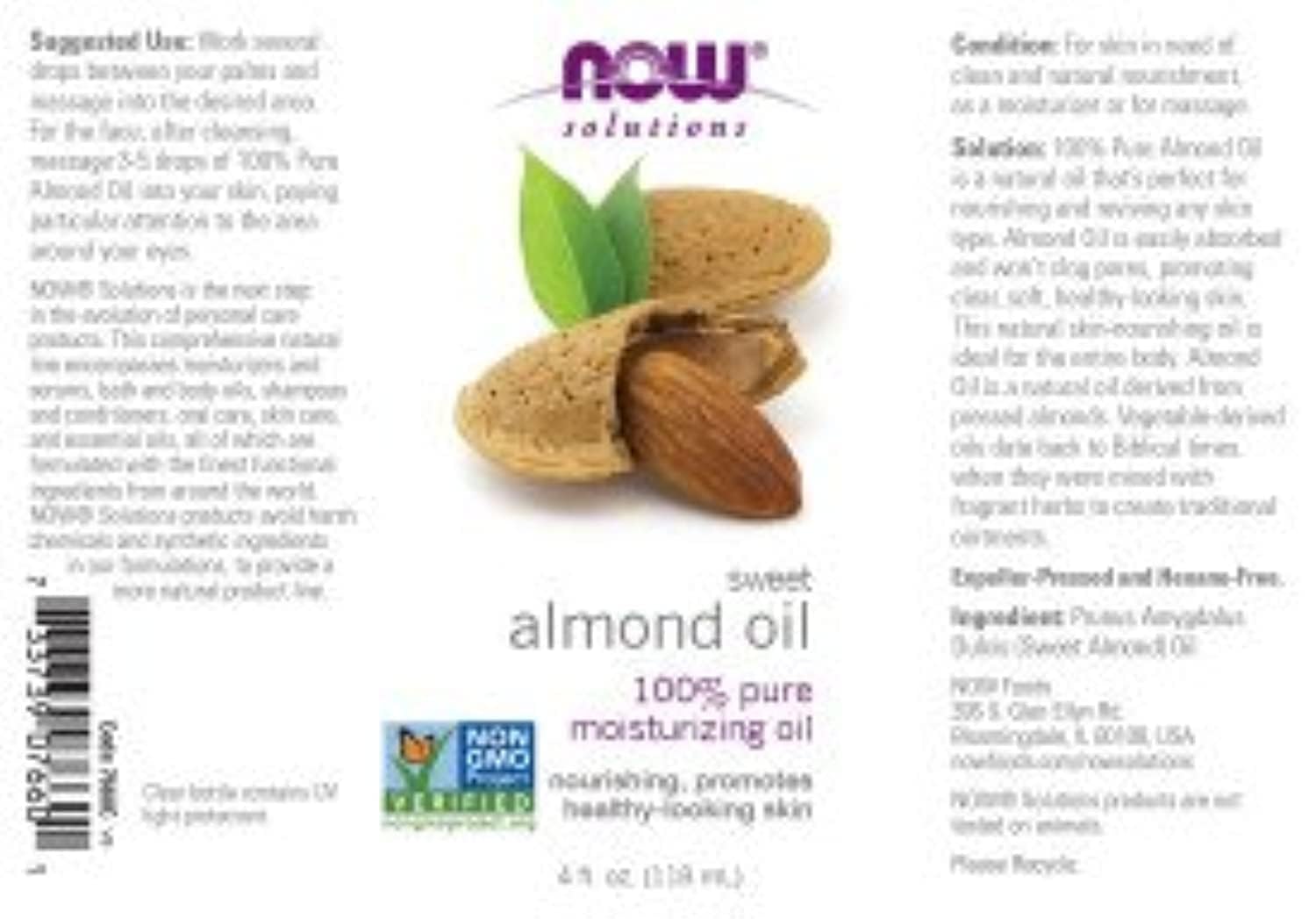 Foto 3 pulgar | Aceite De Almendras Now Foods 120 Ml (paquete De 2) - Venta Internacional.