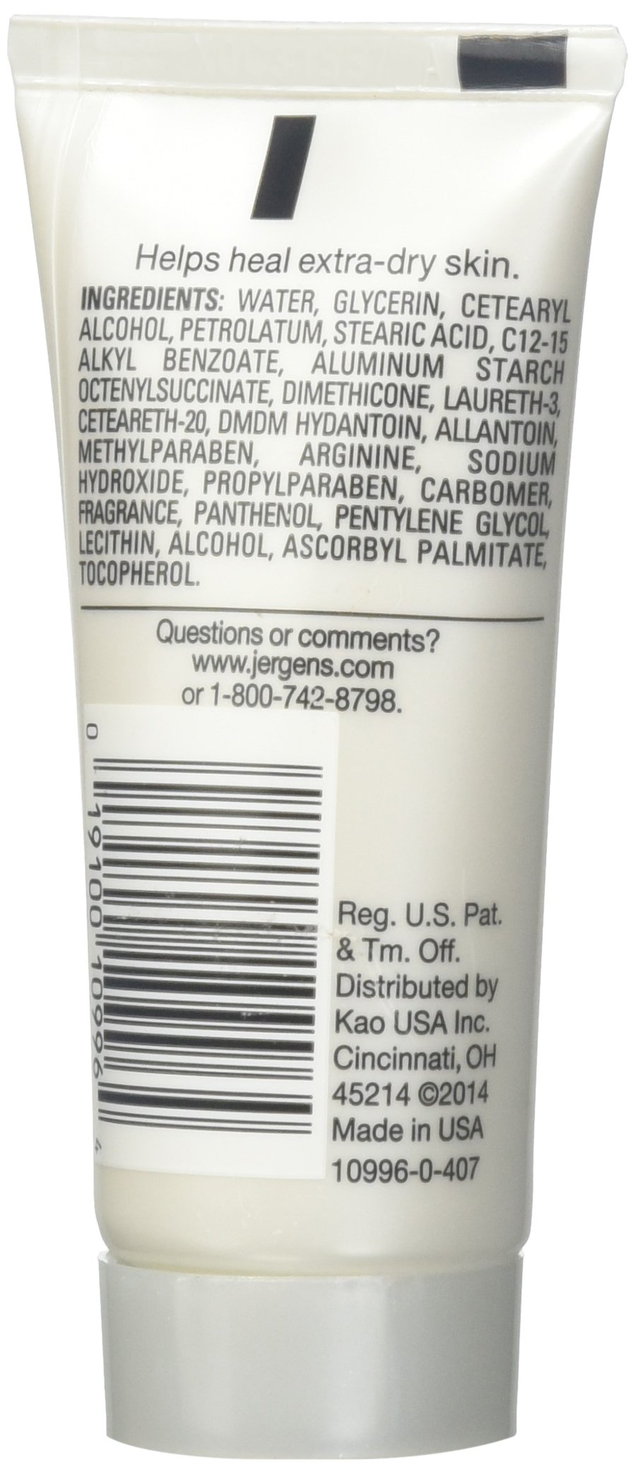 Foto 3 pulgar | Crema Jergens Ultra Healing para Manos y Cuerpo Piel Seca 29 Ml - Venta Internacional