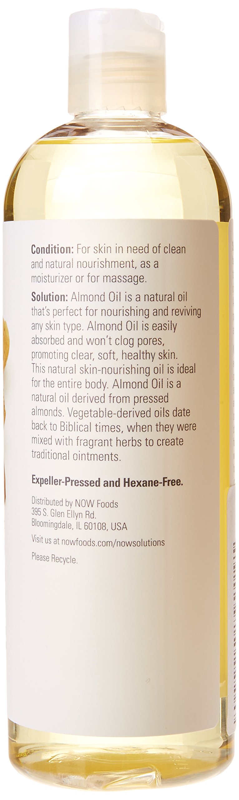 Foto 3 pulgar | Aceite De Almendras Now Foods, 480 Ml (paquete De 3), Hidratante Natural - Venta Internacional.