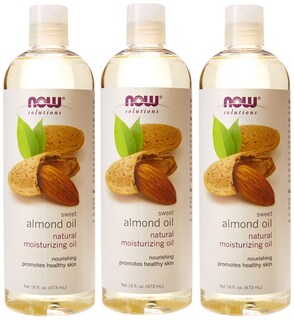 Foto 3 | Aceite De Almendras Now Foods, 480 Ml (paquete De 3), Hidratante Natural - Venta Internacional.