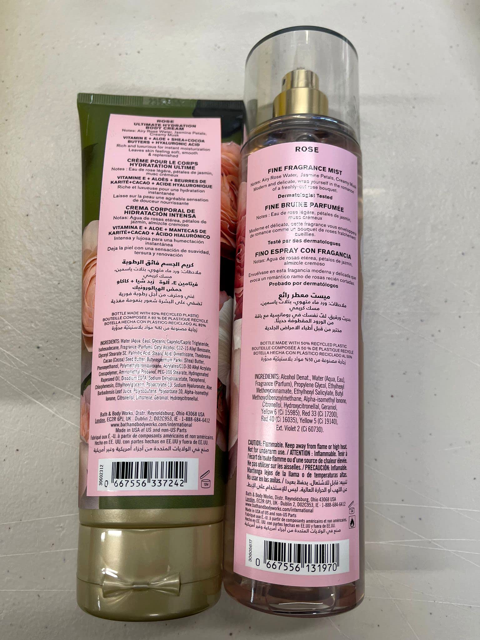 Foto 3 pulgar | Crema Corporal Y Fragancia Mist Bath & Body Works Rose 240 Ml - Venta Internacional.