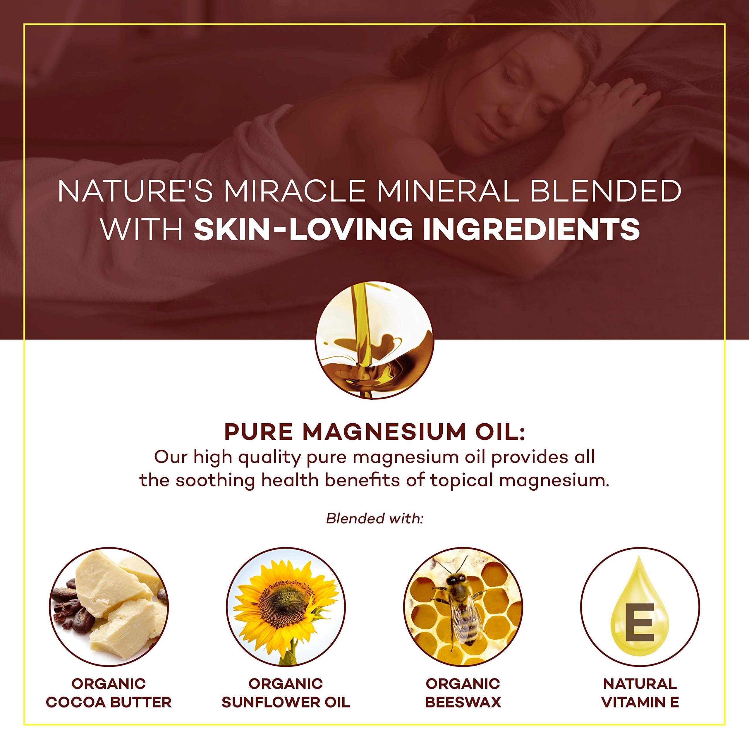 Foto 3 | Crema De Magnesio Seven Minerals Para Calmar Los Calambres En Las Piernas, 240 Ml - Venta Internacional.