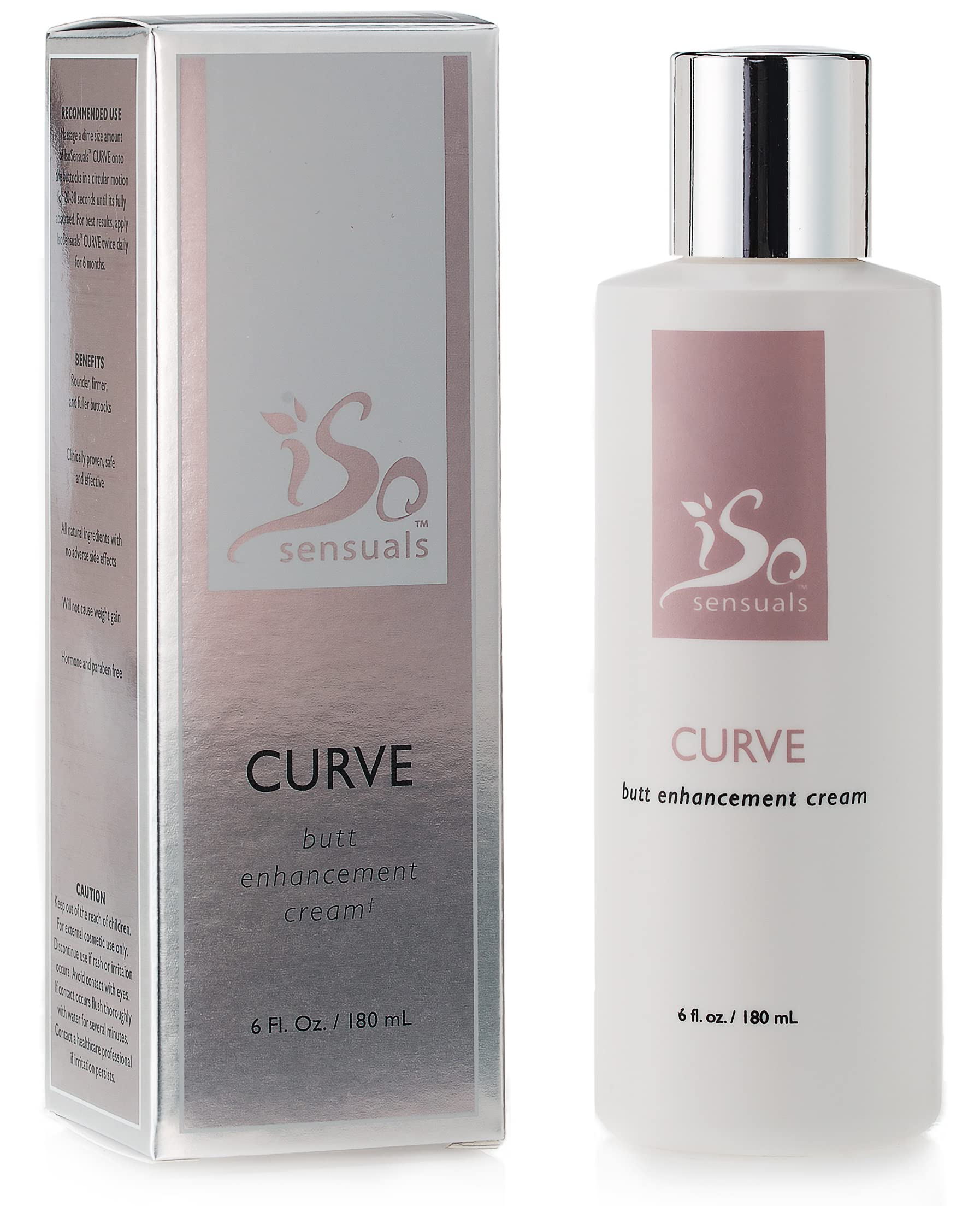 Foto 2 pulgar | Crema Para Realzar Glúteos Isosensuals Curve, 180 Ml, Suministro Para 2 Meses - Venta Internacional.