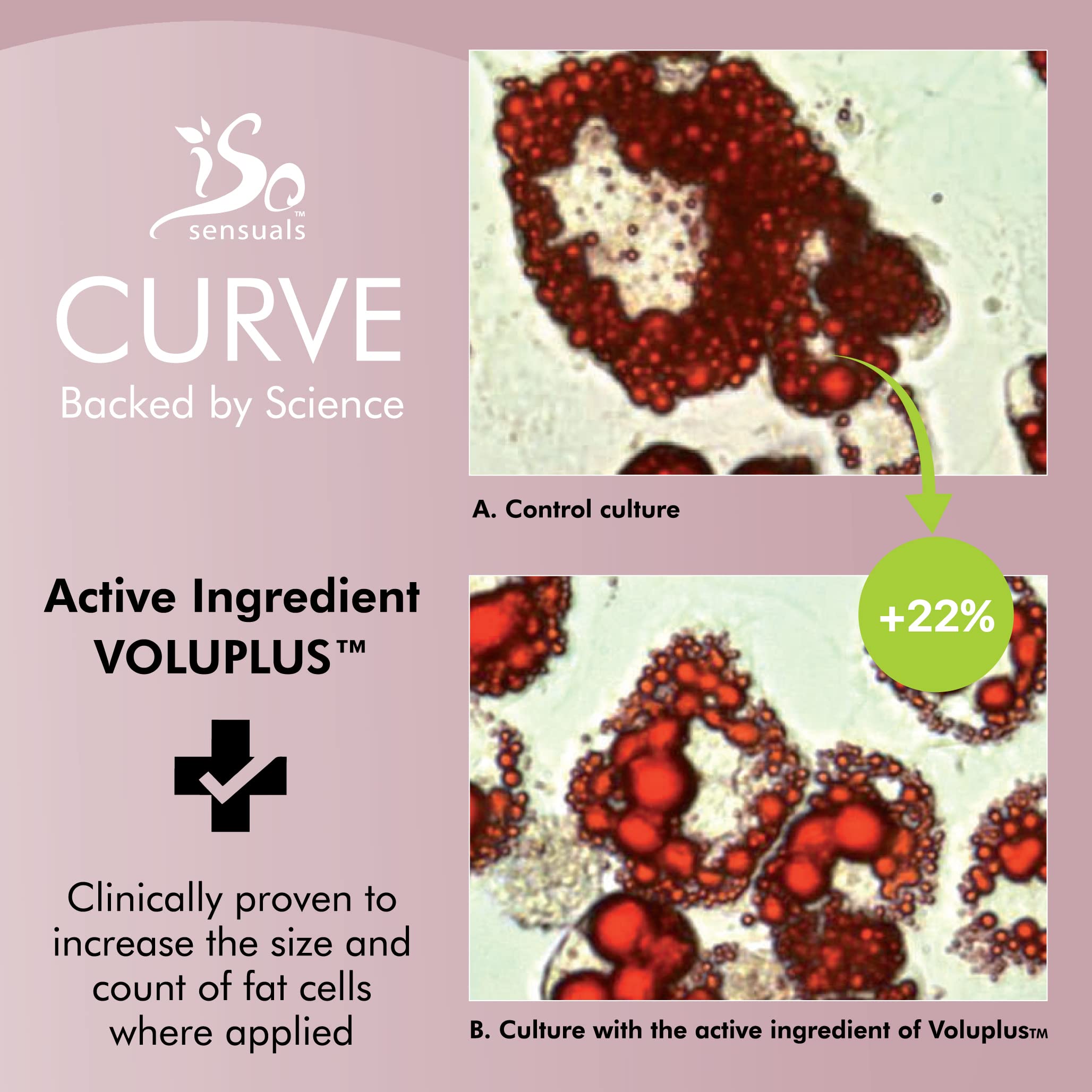 Foto 4 pulgar | Crema Para Realzar Glúteos Isosensuals Curve, 180 Ml, Suministro Para 2 Meses - Venta Internacional.