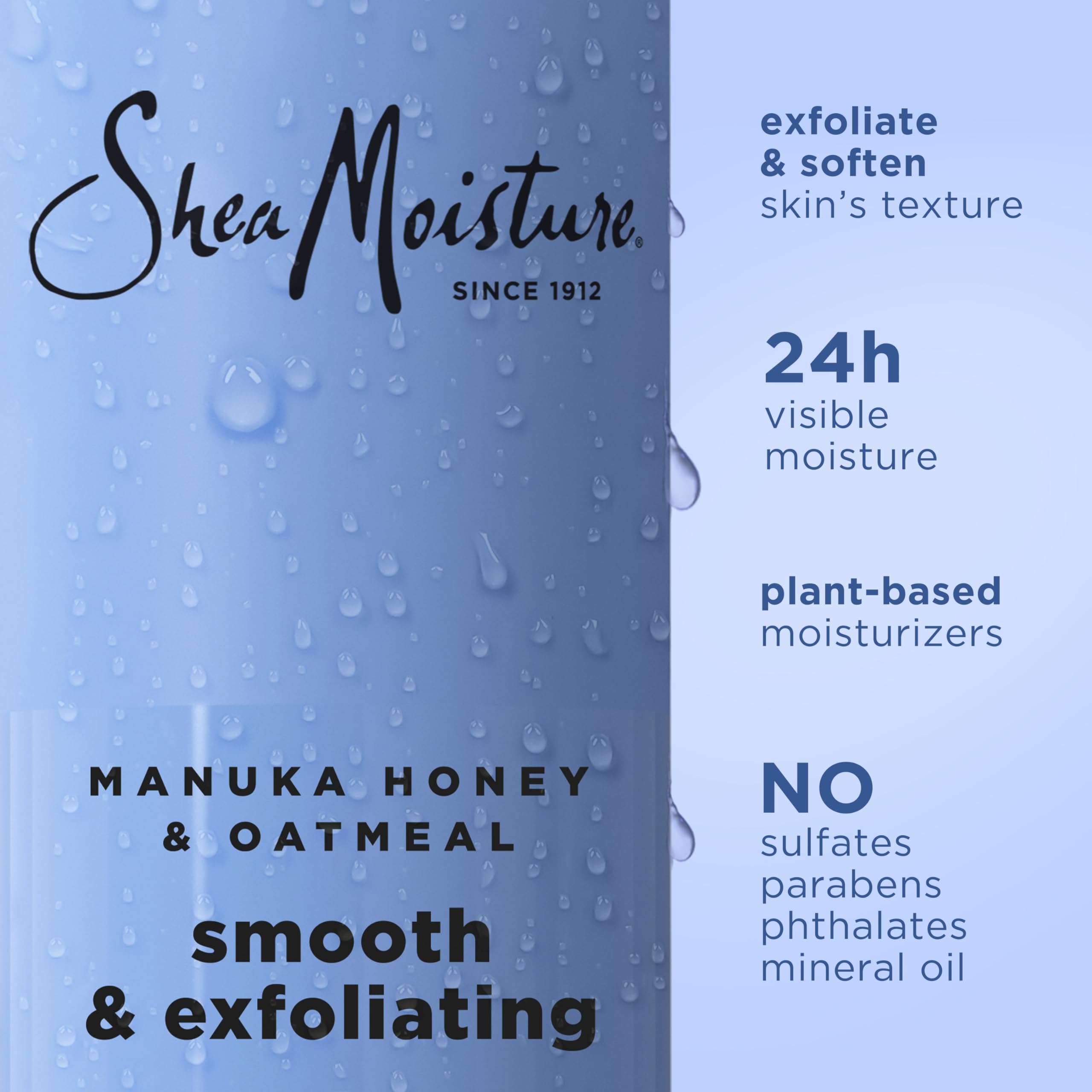 Foto 3 pulgar | Gel de Baño Sheamoisture Miel De Manuka Y Avena Suave 532 Ml - Venta Internacional