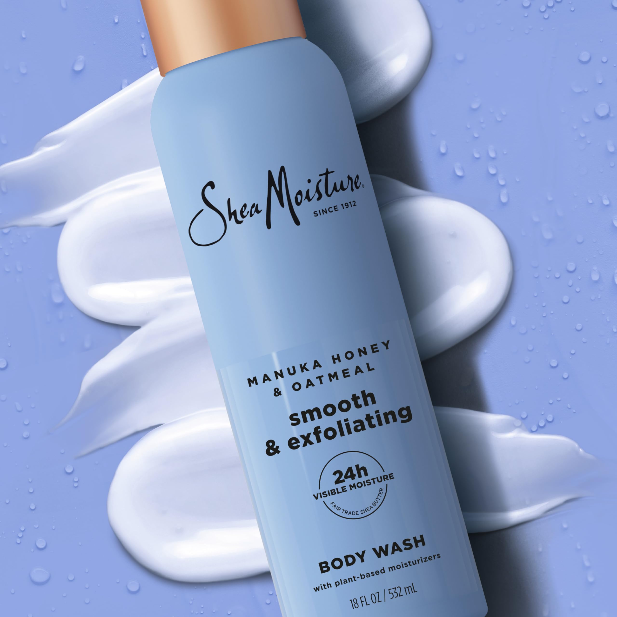 Foto 4 pulgar | Gel de Baño Sheamoisture Miel De Manuka Y Avena Suave 532 Ml - Venta Internacional