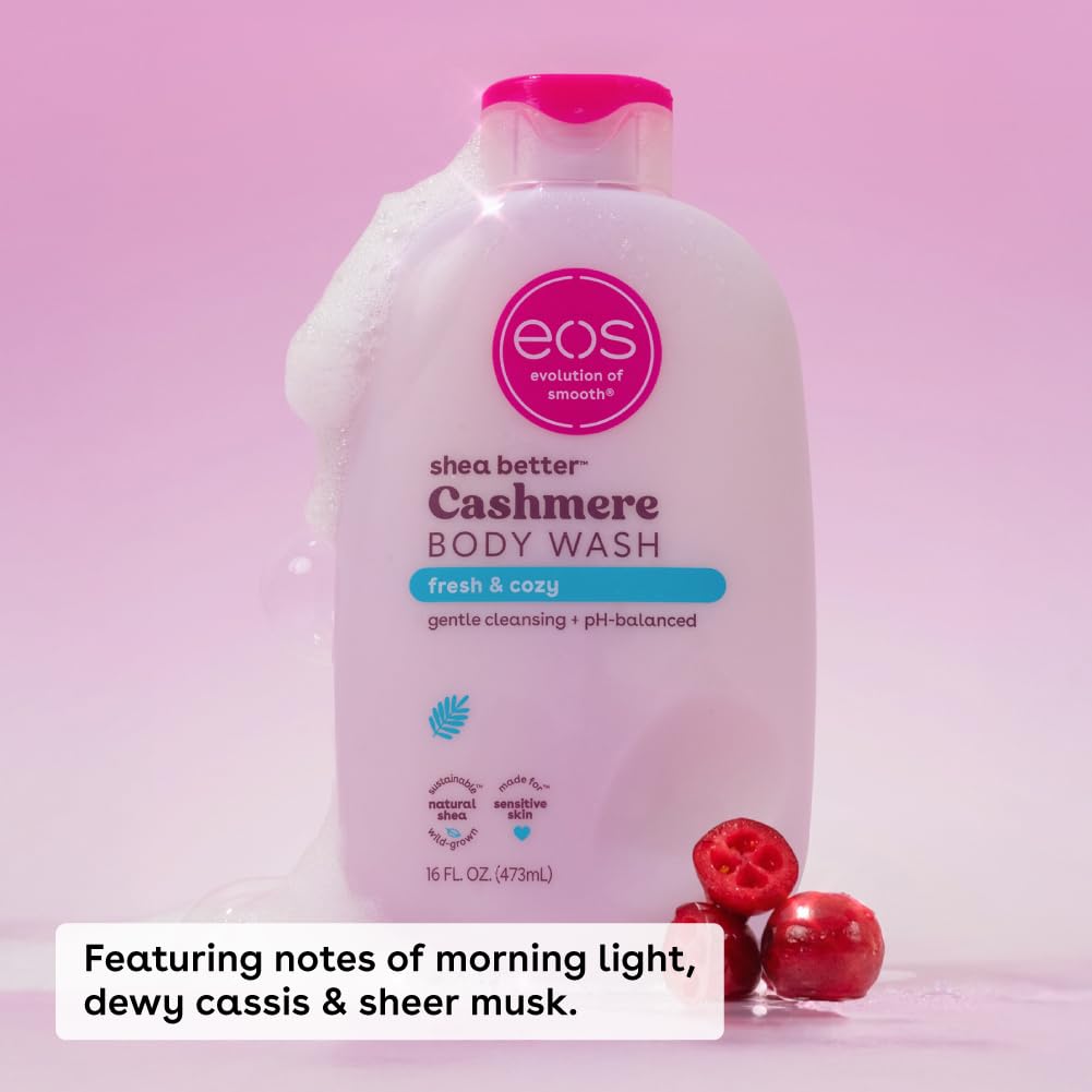 Foto 3 pulgar | Gel de Baño Eos Shea Better Cashmere 473 ml Para Pieles Sensibles - Venta Internacional