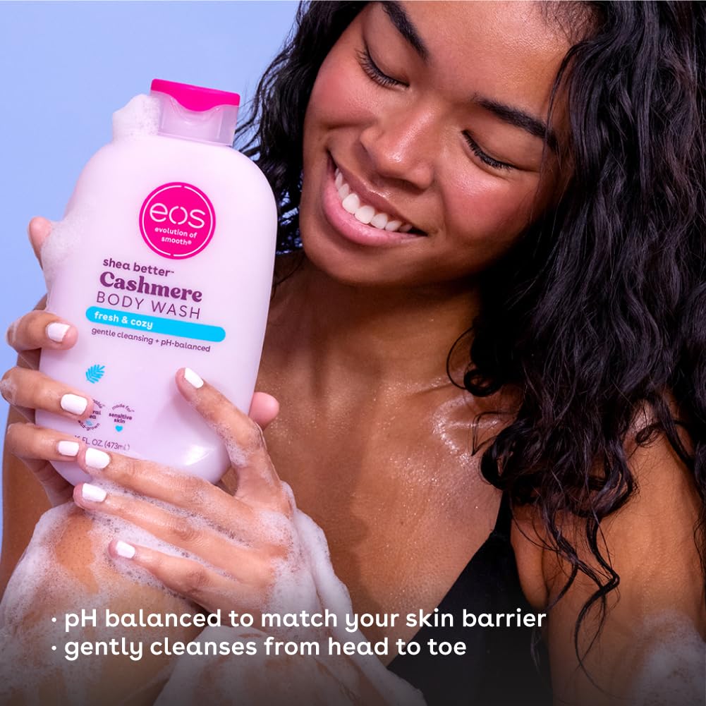 Foto 4 | Gel de Baño Eos Shea Better Cashmere 473 ml Para Pieles Sensibles - Venta Internacional