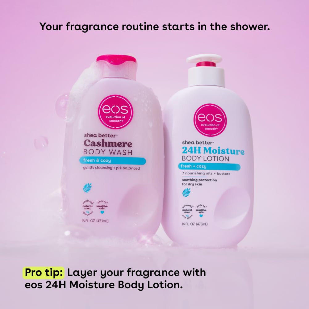 Foto 7 pulgar | Gel de Baño Eos Shea Better Cashmere 473 ml Para Pieles Sensibles - Venta Internacional