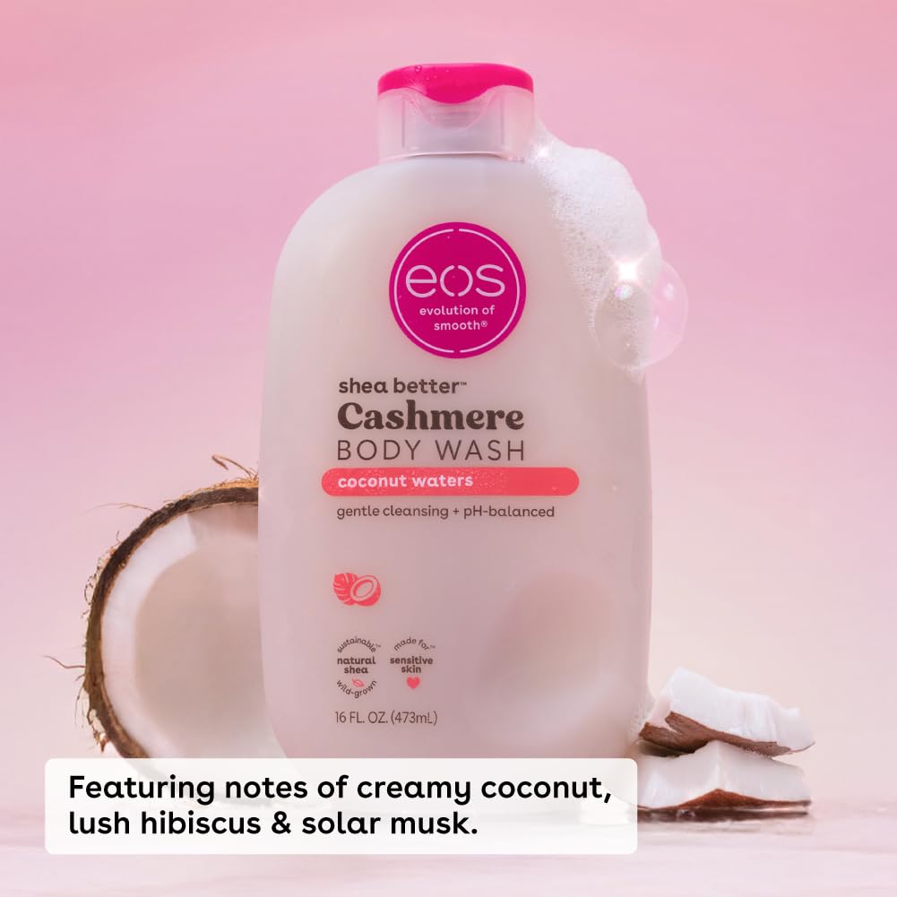 Foto 3 pulgar | Gel de Baño Eos Shea Better Cashmere Coconut Waters 473 Ml - Venta Internacional