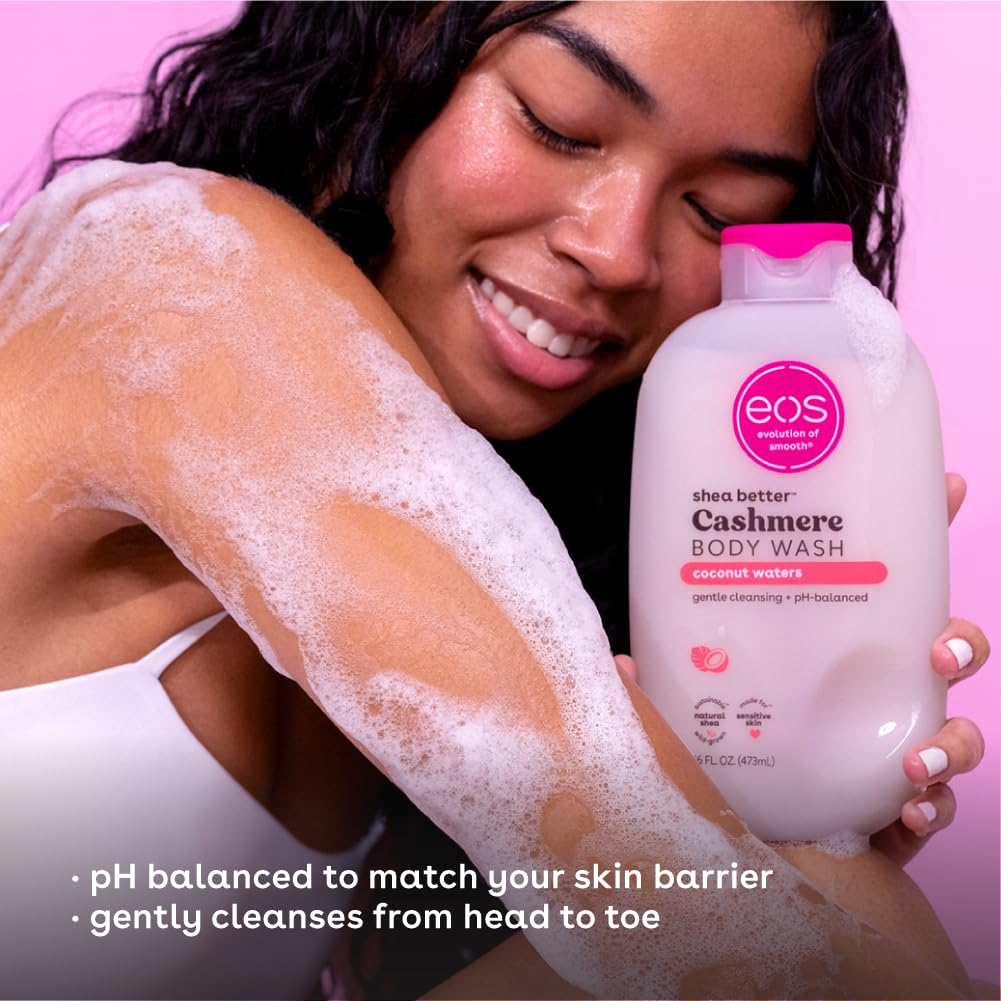 Foto 5 pulgar | Gel de Baño Eos Shea Better Cashmere Coconut Waters 473 Ml - Venta Internacional