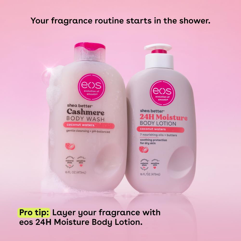 Foto 7 pulgar | Gel de Baño Eos Shea Better Cashmere Coconut Waters 473 Ml - Venta Internacional