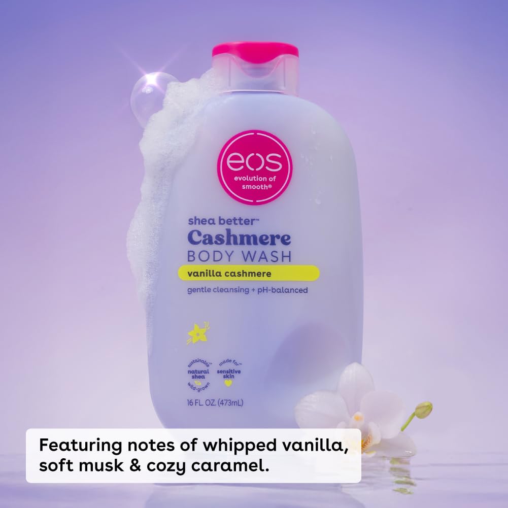 Foto 3 pulgar | Gel de Baño Eos Shea Better Cashmere Vanilla 473 Ml - Venta Internacional