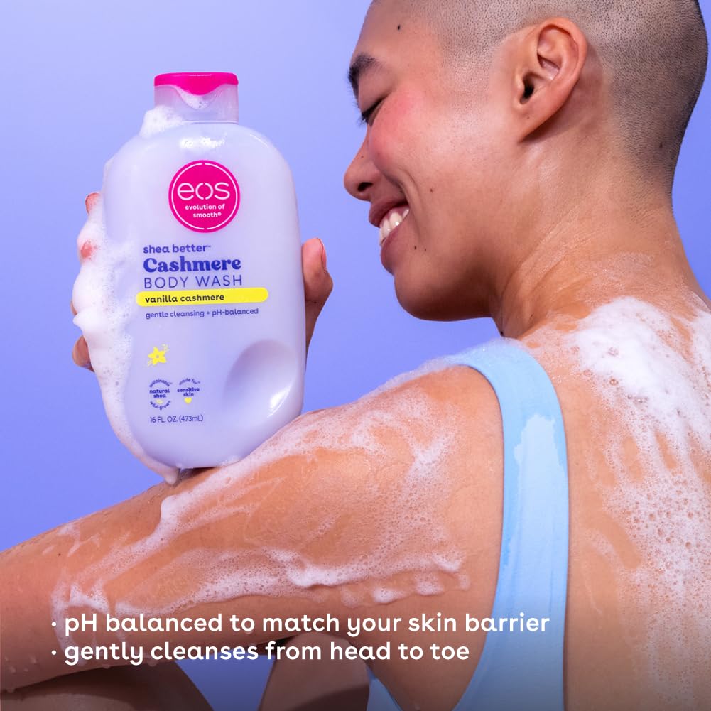 Foto 5 pulgar | Gel de Baño Eos Shea Better Cashmere Vanilla 473 Ml - Venta Internacional