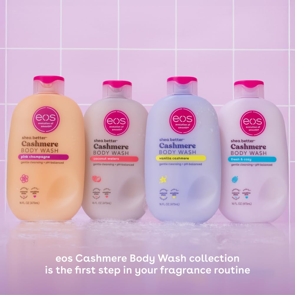 Foto 8 pulgar | Gel de Baño Eos Shea Better Cashmere Vanilla 473 Ml - Venta Internacional