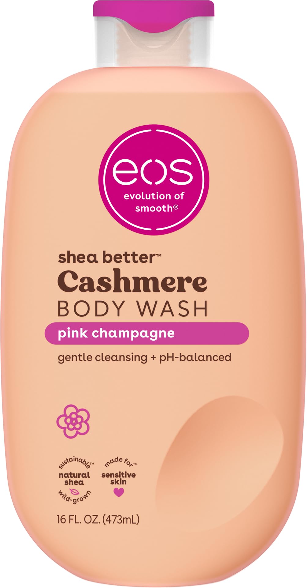 Gel de Baño Eos Shea Better Cashmere Pink Champagne 473 Ml - Venta Internacional