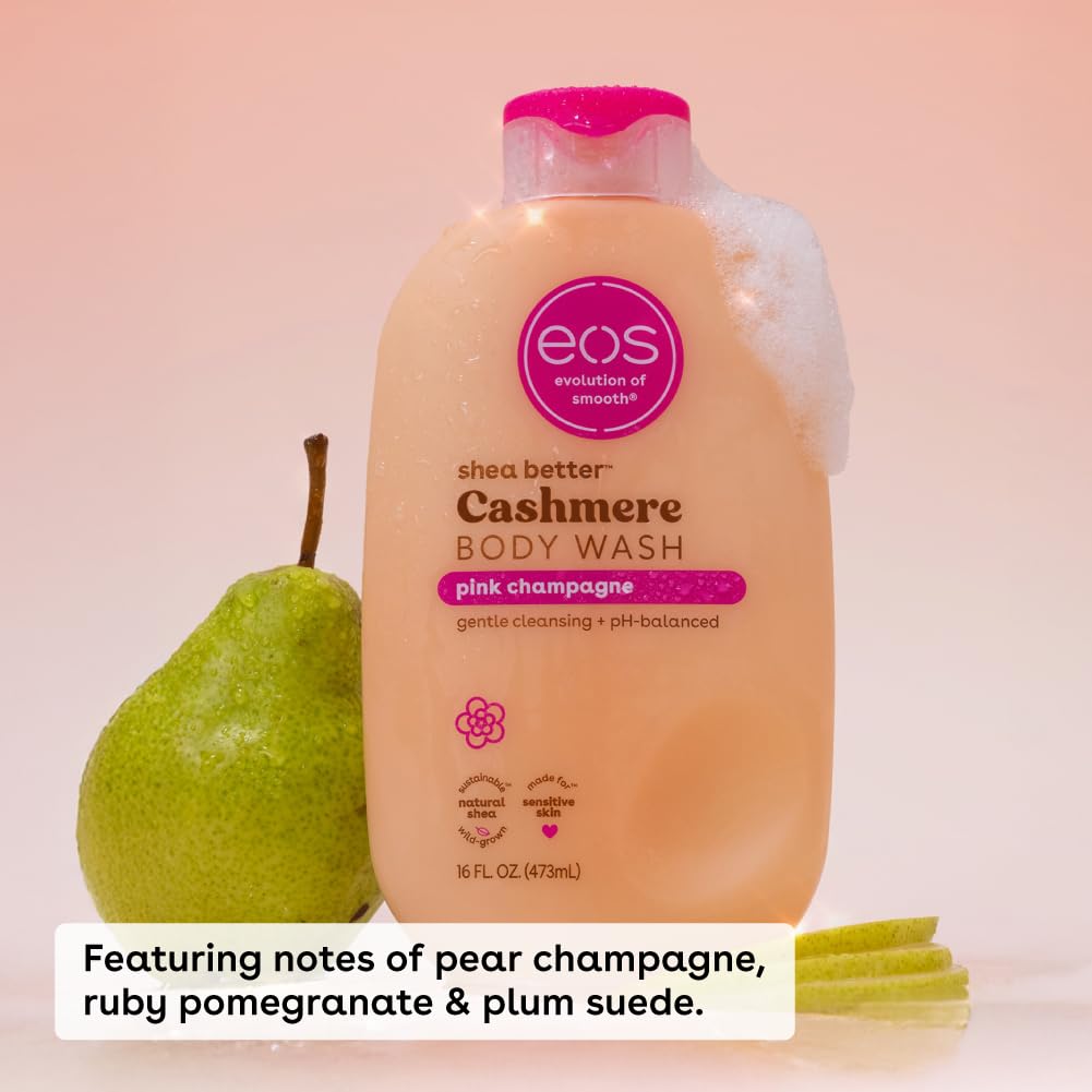Foto 3 pulgar | Gel de Baño Eos Shea Better Cashmere Pink Champagne 473 Ml - Venta Internacional