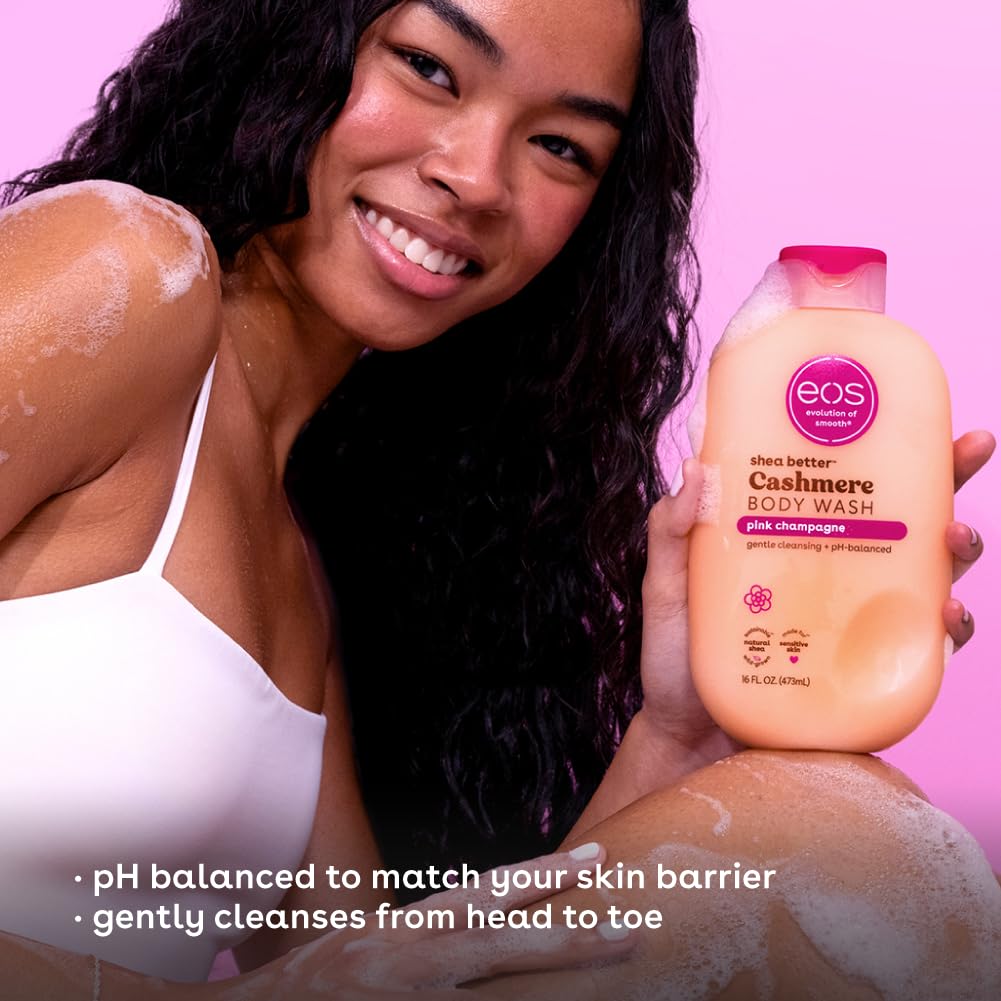 Foto 5 pulgar | Gel de Baño Eos Shea Better Cashmere Pink Champagne 473 Ml - Venta Internacional