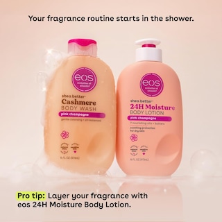 Foto 6 | Gel de Baño Eos Shea Better Cashmere Pink Champagne 473 Ml - Venta Internacional