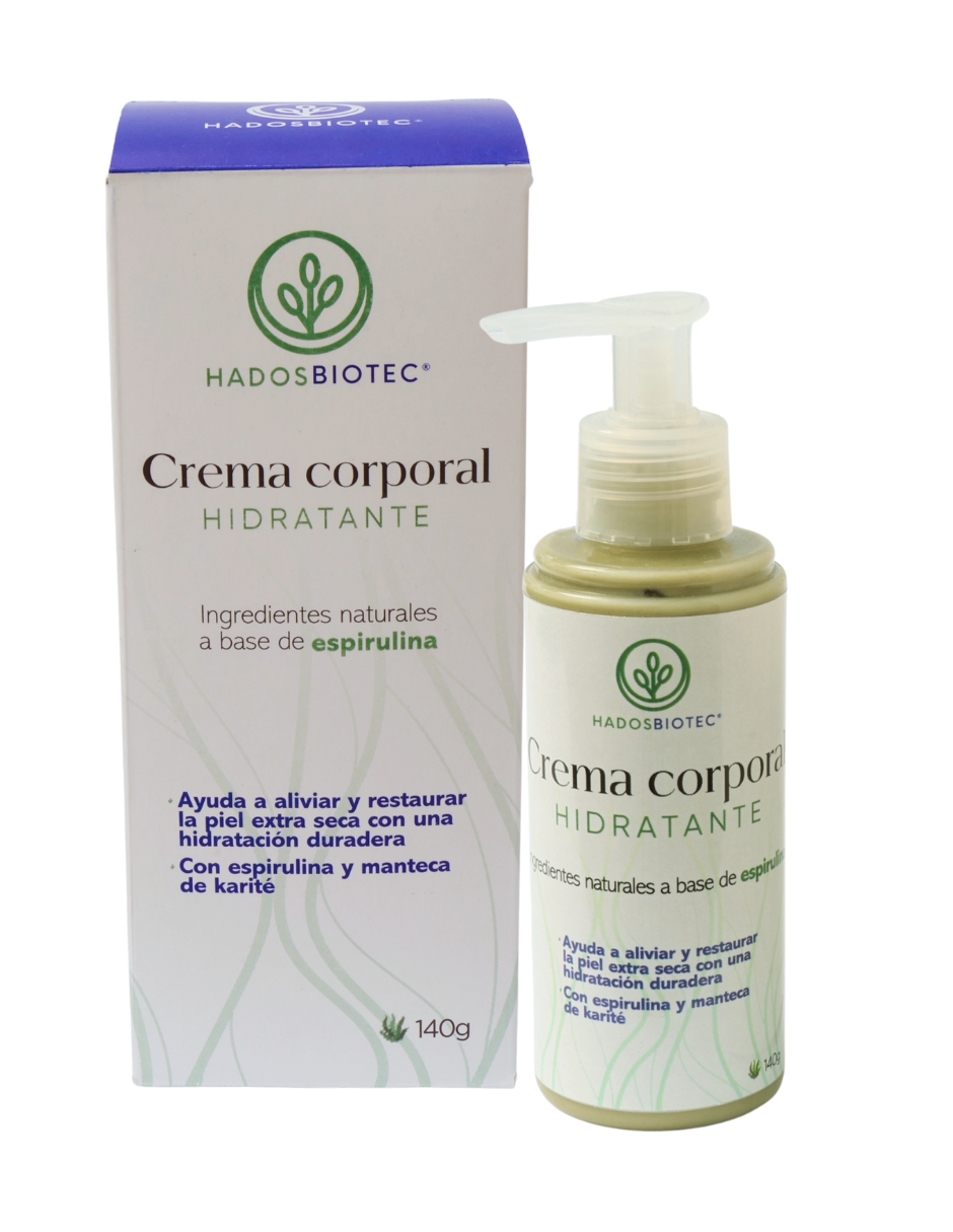 Foto 2 pulgar | Crema Corporal Super Hidratante Hadosbiotec 140 G Ingredientes Naturales Y Orgánicos A Base De Espirulina + Mante