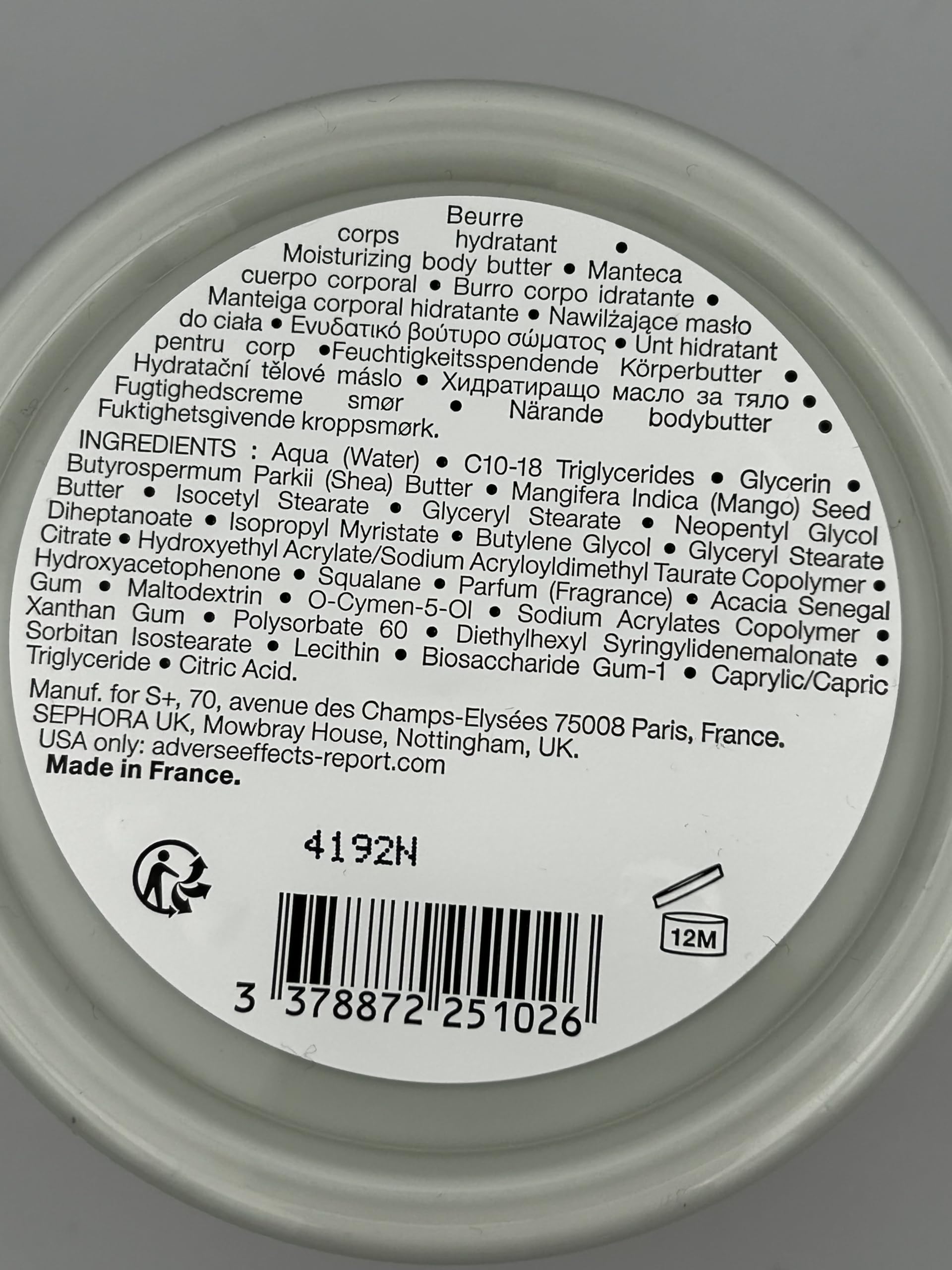 Foto 5 | Hidratante Corporal Sephora Collection Para Todo El Día, 400 Ml - Venta Internacional.