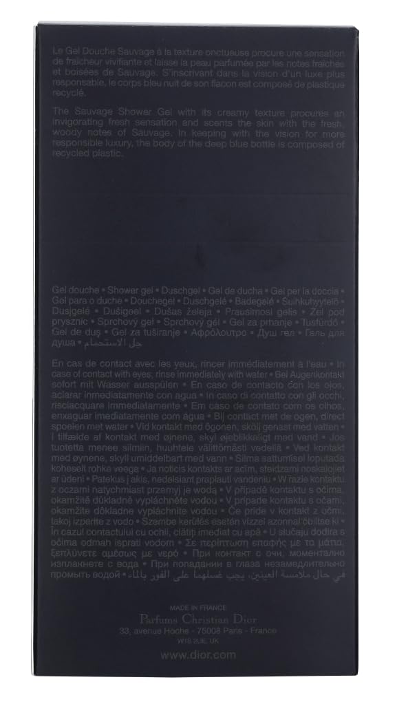 Foto 7 pulgar | Gel De Ducha Dior Sauvage 250 Ml Para Hombre - Venta Internacional.