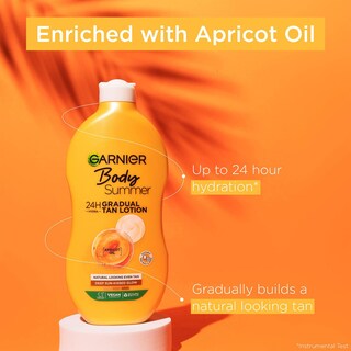 Foto 2 | Loción Hidratante Garnier Summer Body Deep Tan 400 Ml - Venta Internacional.