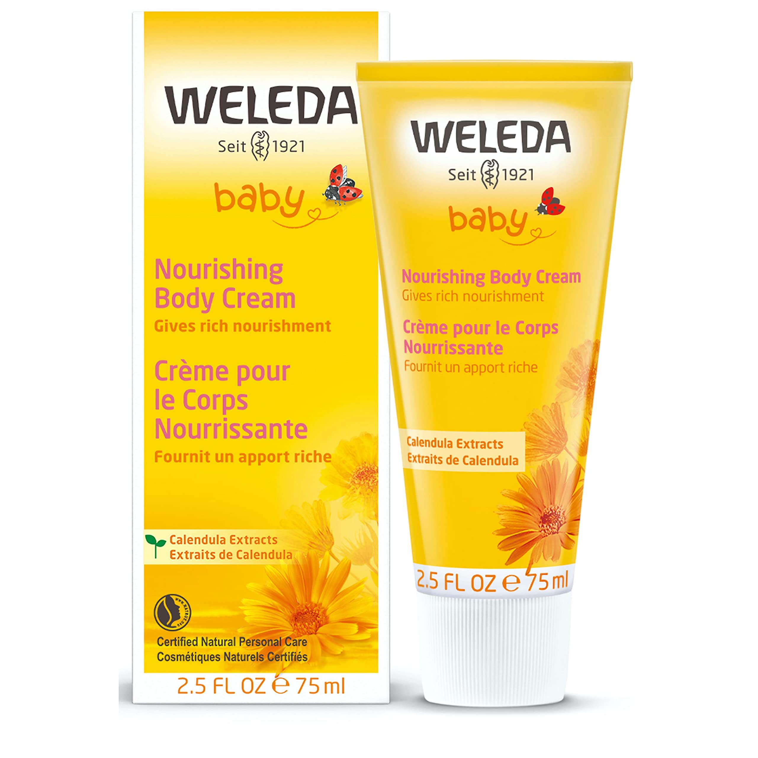 Foto 3 pulgar | Crema Corporal Weleda Baby Calendula Nutritiva 75 Ml A Base De Plantas - Venta Internacional.