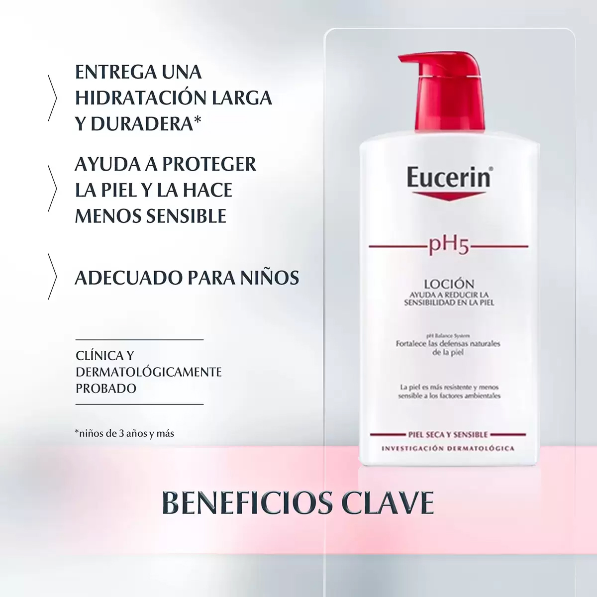 Foto 4 pulgar | Crema Líquida Corporal Eucerin Ph5 1 Litro