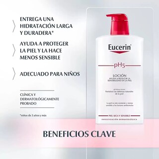 Foto 3 | Crema Líquida Corporal Eucerin Ph5 1 Litro