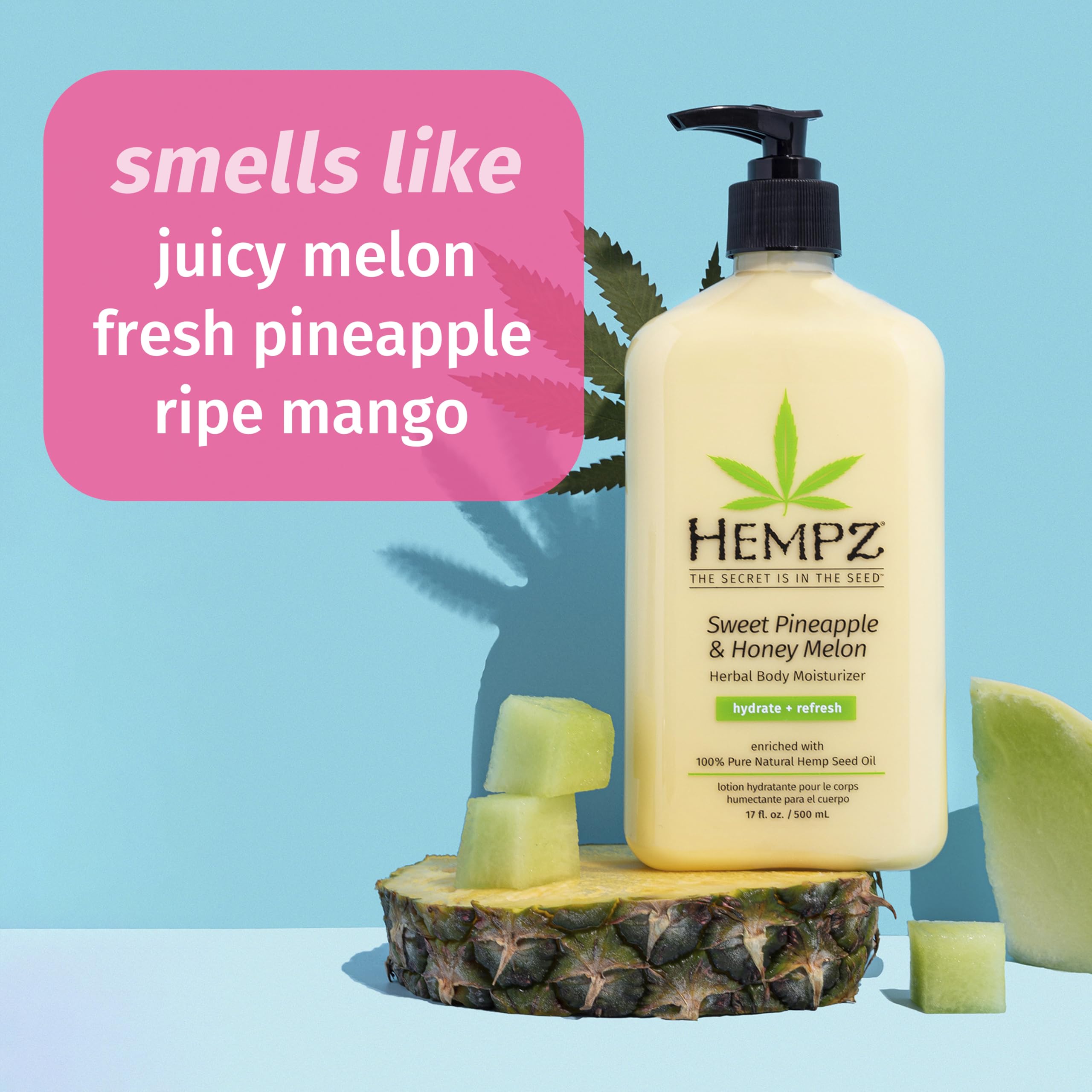 Foto 3 pulgar | Loción Corporal Hempz Sweet Pineapple & Honey Melón 500 Ml X2 - Venta Internacional