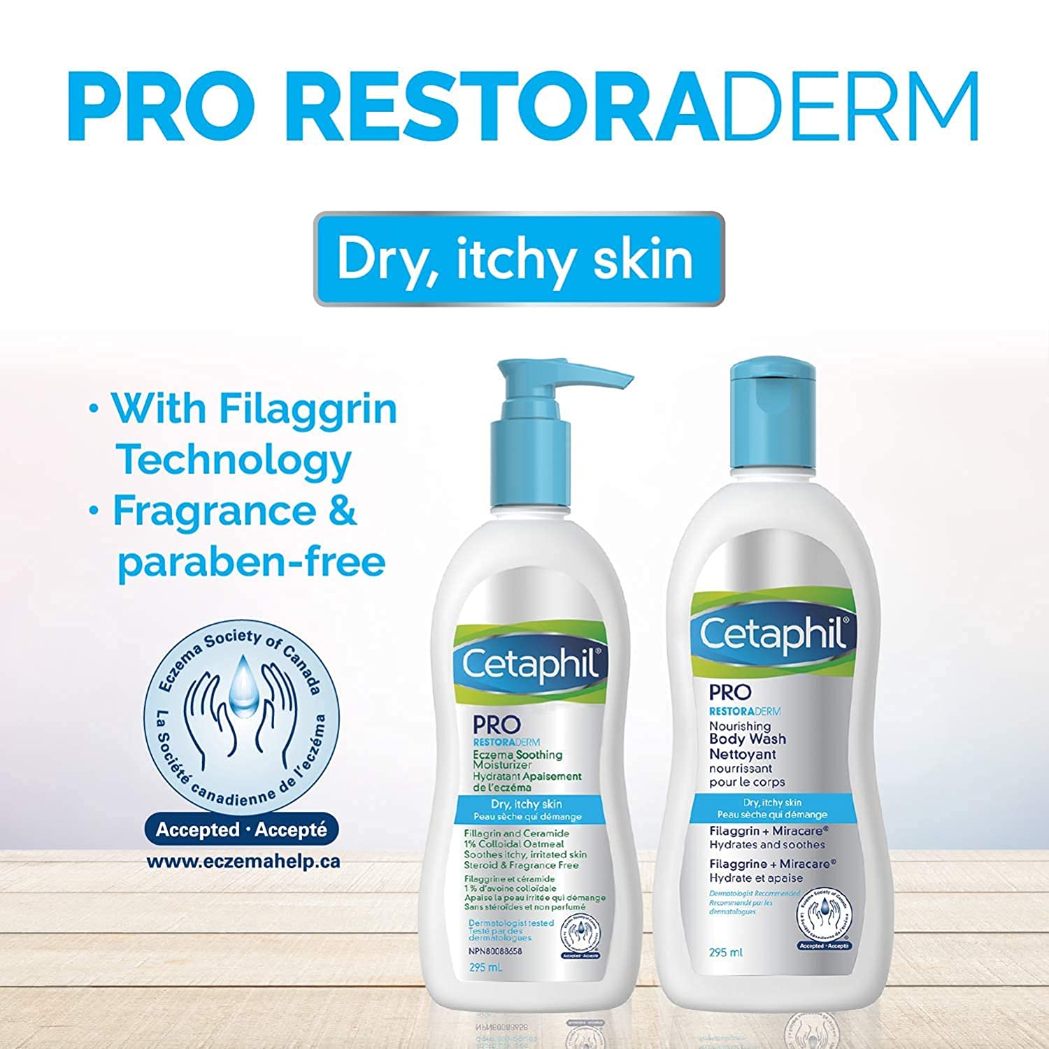 Foto 4 pulgar | Crema Hidratante Cetaphil Restoraderm Replenishing 295 Ml Para Piel Seca - Venta Internacional.