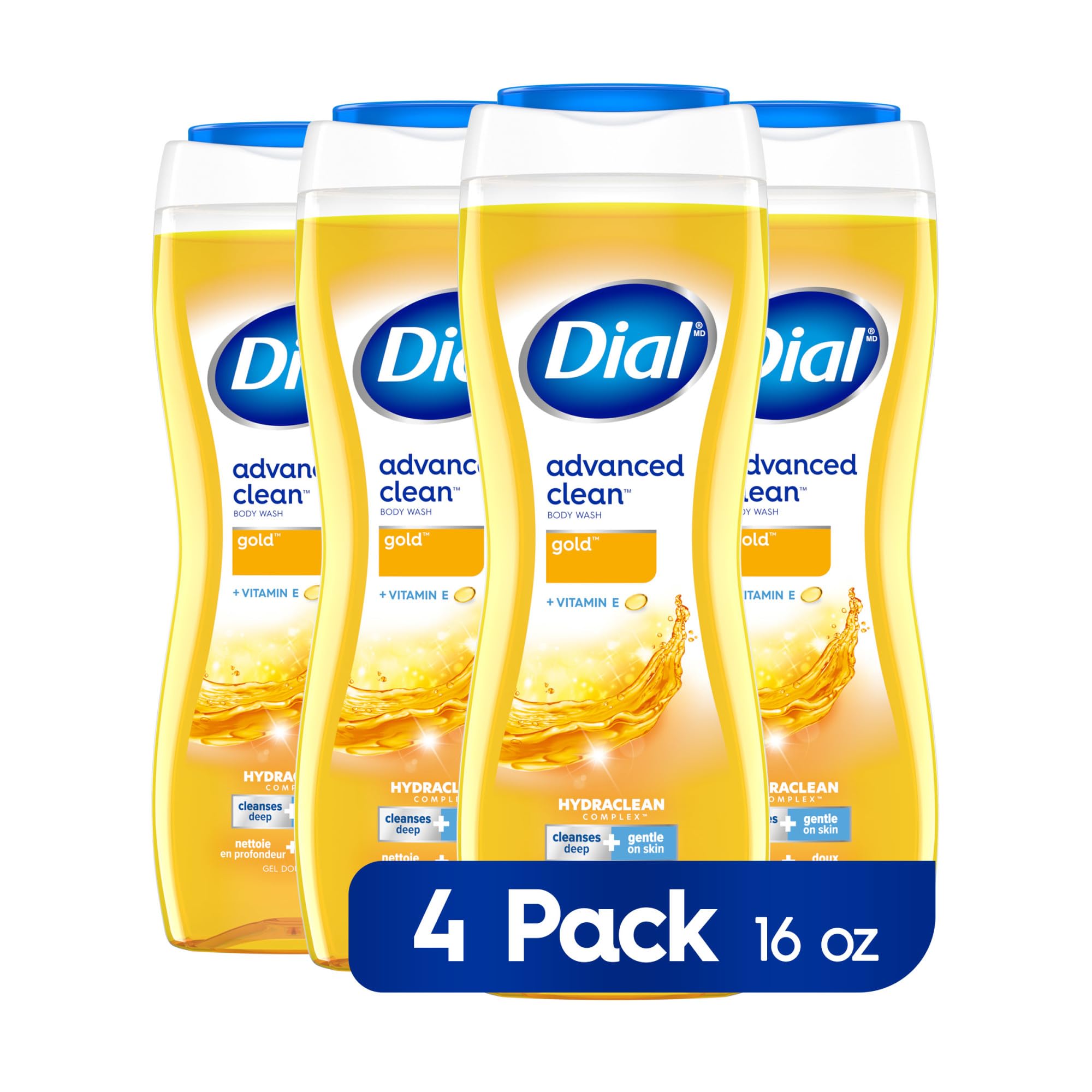 Body Wash Dial Advanced Clean Gold, 473 Ml (paquete De 4) - Venta Internacional.