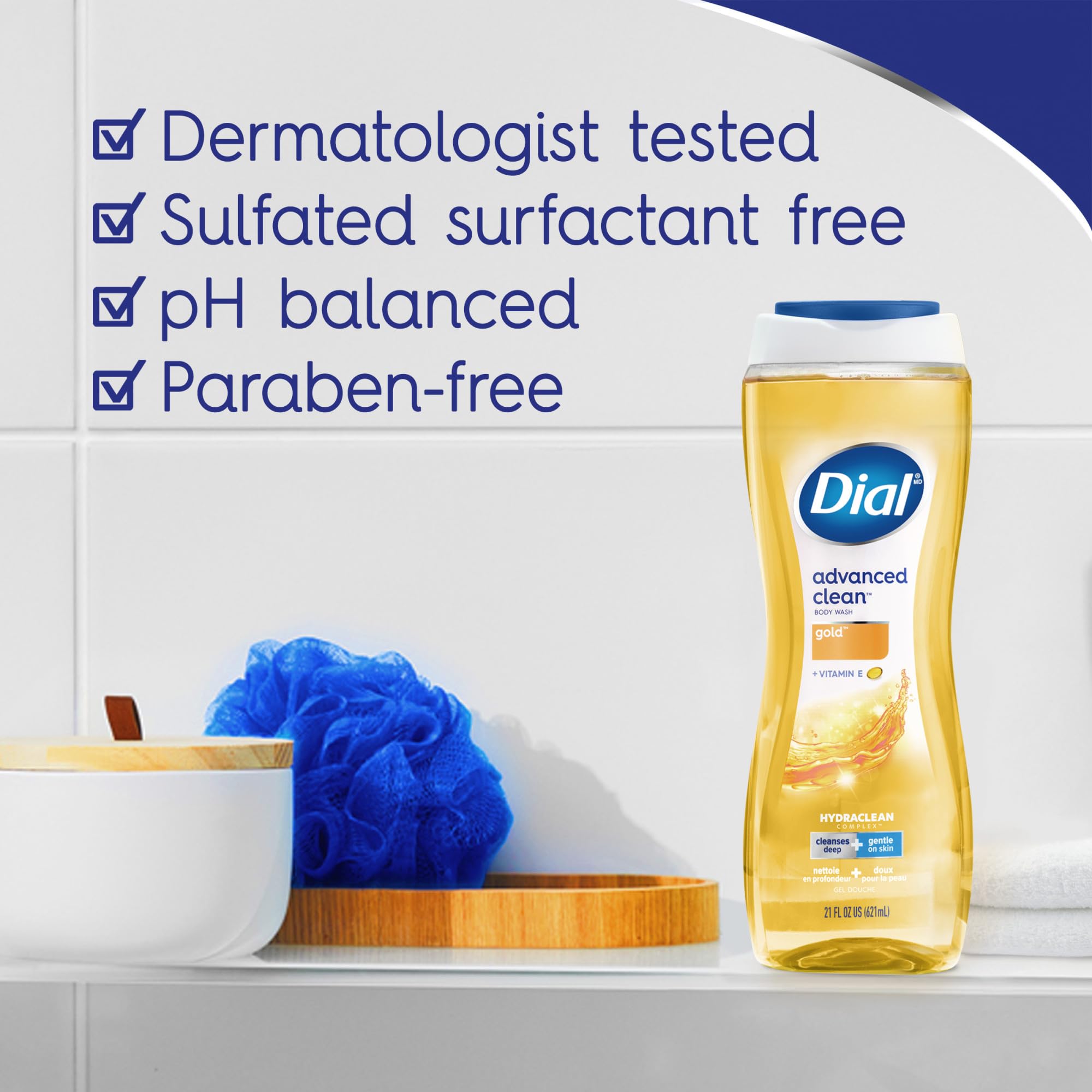 Foto 5 pulgar | Body Wash Dial Advanced Clean Gold, 473 Ml (paquete De 4) - Venta Internacional.
