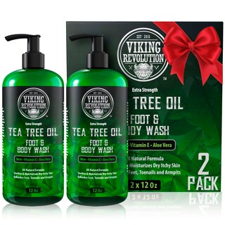 Foto 1 | Gel De Baño Viking Revolution Con Aceite De Árbol De Té Para Hombre, Paquete De 2 - Venta Internacional.