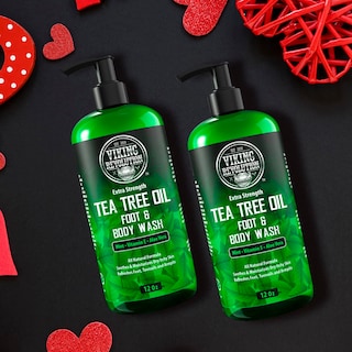 Foto 2 | Gel De Baño Viking Revolution Con Aceite De Árbol De Té Para Hombre, Paquete De 2 - Venta Internacional.