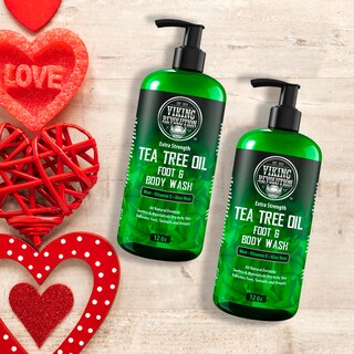 Foto 3 | Gel De Baño Viking Revolution Con Aceite De Árbol De Té Para Hombre, Paquete De 2 - Venta Internacional.