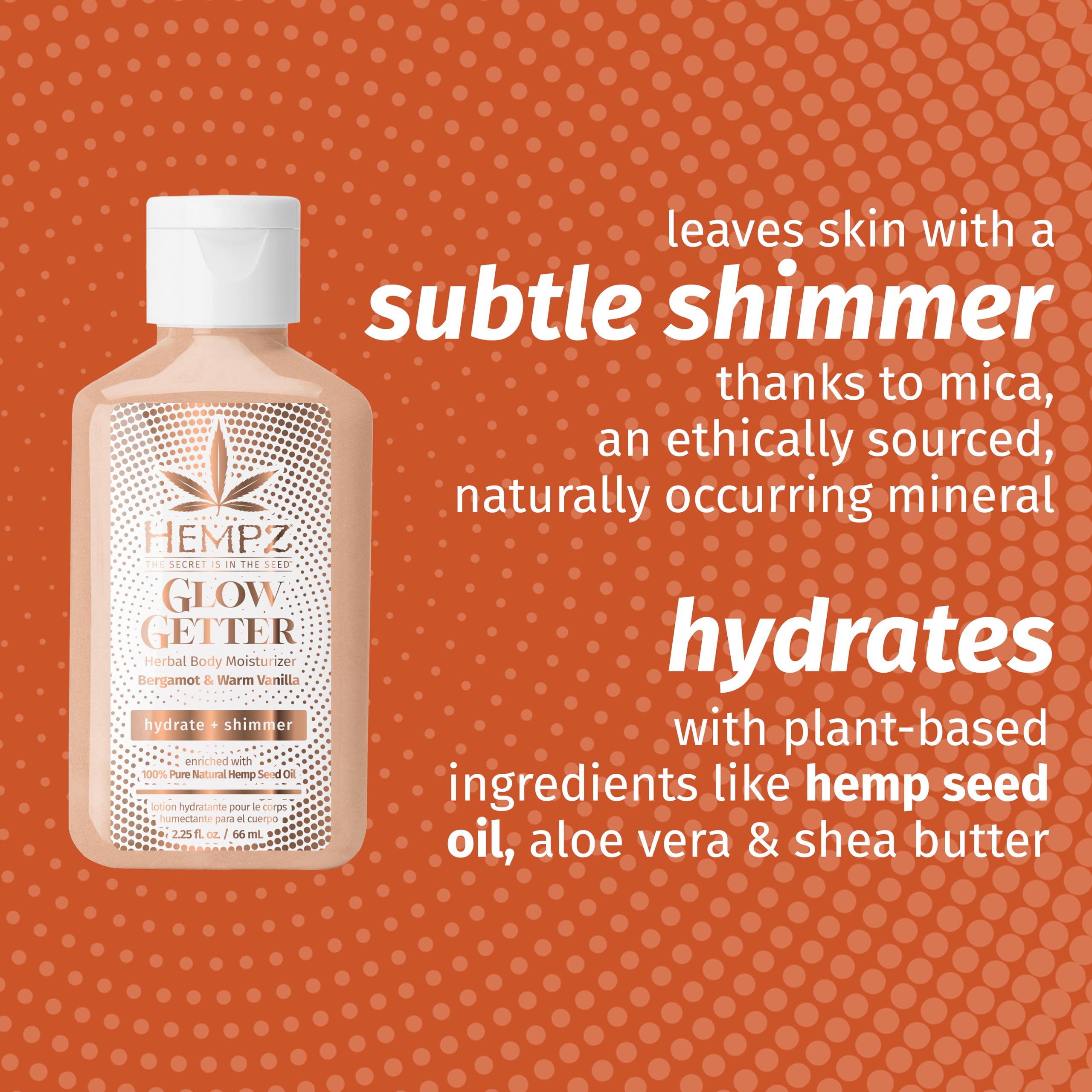 Foto 3 | Crema Hidratante Corporal Hempz Mini Glow Getter 66 Ml - Venta Internacional.