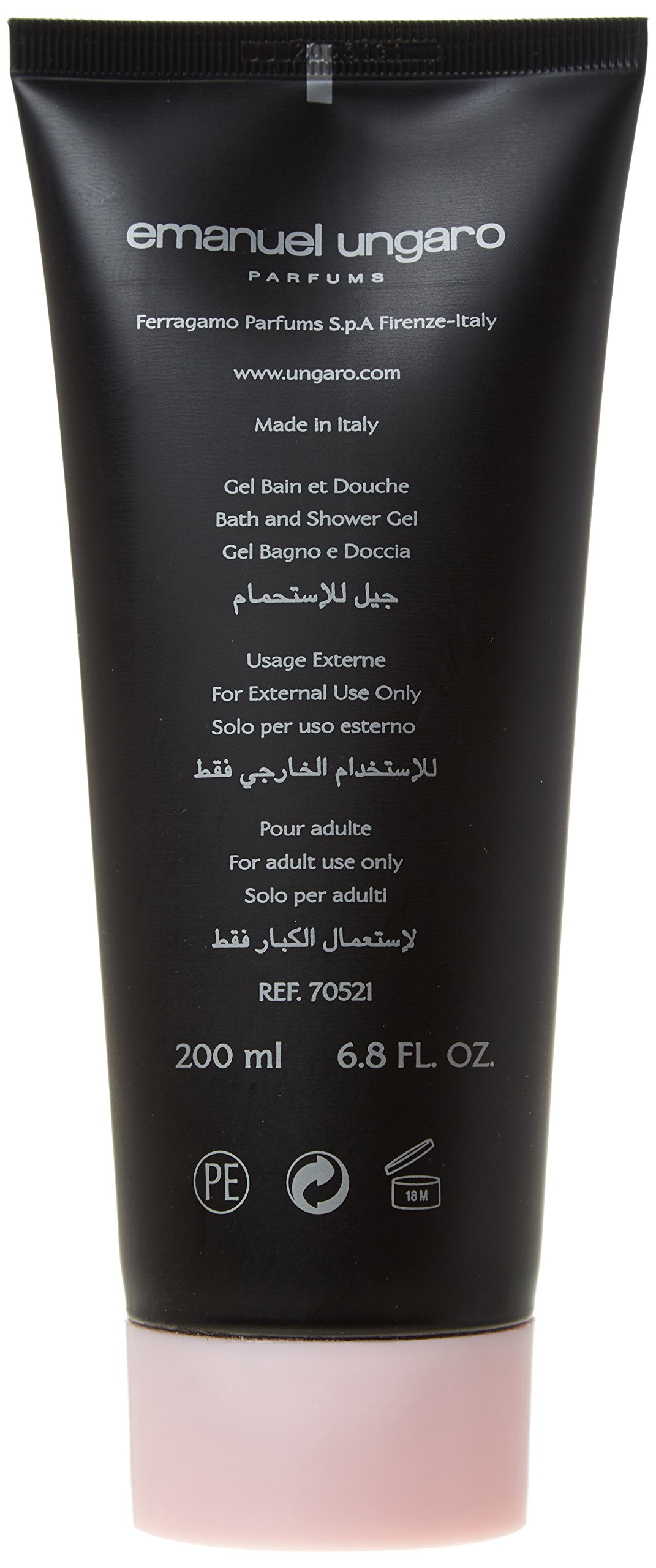 Foto 3 pulgar | Gel De Ducha Emanuel Ungaro L'amour Fou 200 Ml Para Todo Tipo De Piel - Venta Internacional.